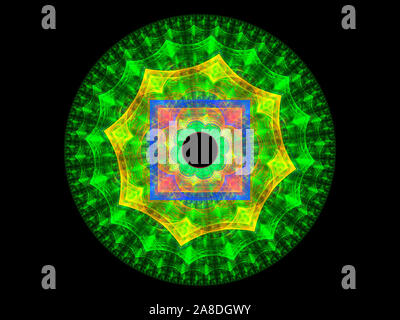 Dieses Bild wurde mit Hilfe von Fraktalen erzeugen und Grafik manipulation Software erstellt. Stockfoto