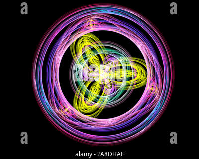 Dieses Bild wurde mit Hilfe von Fraktalen erzeugen und Grafik manipulation Software erstellt. Stockfoto