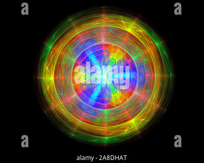 Dieses Bild wurde mit Hilfe von Fraktalen erzeugen und Grafik manipulation Software erstellt. Stockfoto