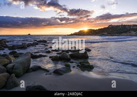 Cala Cipolla, Chia, Teulada, Sardinien, Sardinien, Italien Stockfoto