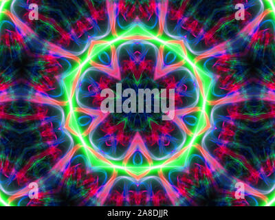 Dieses Bild wurde mit Hilfe von Fraktalen erzeugen und Grafik manipulation Software erstellt. Stockfoto