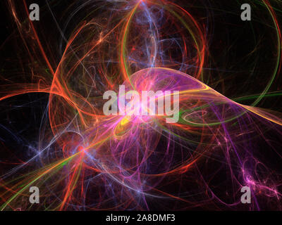 Dieses Bild wurde mit Hilfe von Fraktalen erzeugen und Grafik manipulation Software erstellt. Stockfoto