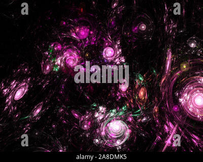Dieses Bild wurde mit Hilfe von Fraktalen erzeugen und Grafik manipulation Software erstellt. Stockfoto