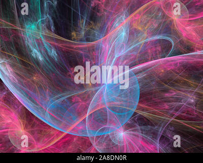 Dieses Bild wurde mit Hilfe von Fraktalen erzeugen und Grafik manipulation Software erstellt. Stockfoto