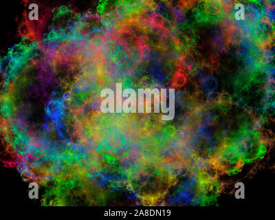 Dieses Bild wurde mit Hilfe von Fraktalen erzeugen und Grafik manipulation Software erstellt. Stockfoto