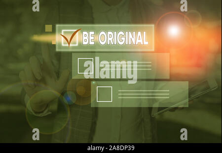 Konzeptionelle Hand schriftlich angezeigt werden. Begriff Sinne erstellt direkt und demonstratingally von einem Künstler nicht um eine Imitation Stockfoto