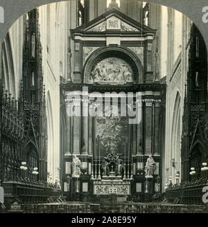 "Rubens" "Himmelfahrt", der Kathedrale von Notre Dame, Antwerpen, Belgien', c 1930. Von "Tour der Welt". [Keystone View Company, Meadville, Pa., New York, Chicago, London] Stockfoto