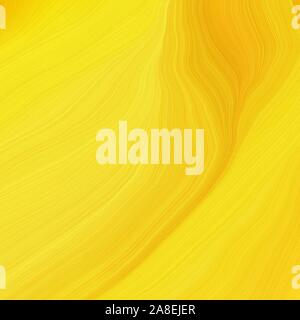 Platz grafische Darstellung mit gold, gelb und orange Farben. Abstrakt fractal Swirl Wellen. Kann als Hintergrund, Hintergrund Grafik oder Textur verwendet werden. Stockfoto