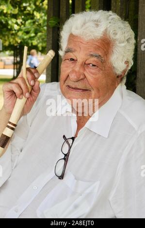 Antonio Carluccio. RHS Hampton Court Palace Flower Show, East Molesey, Surrey. Großbritannien Stockfoto