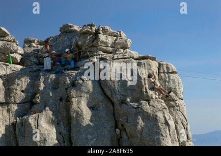 Torcal de Antequera Naturpark, Antequera, Malaga - Provinz, Andalusien, Spanien, Europa. Stockfoto