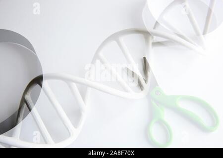 Ändern der DNA, konzeptionelle Bild Stockfoto