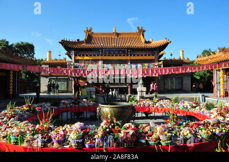 Angebote in Dazhao Tempel Stockfoto