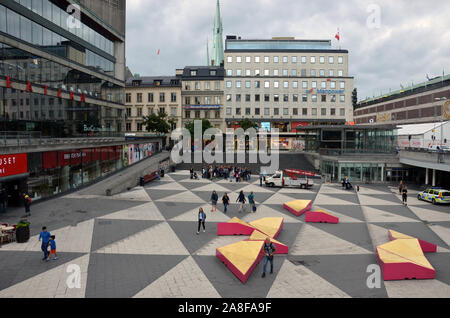 Sergels Torg, Stockholm Stockfoto