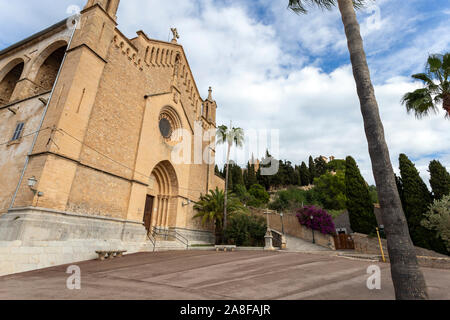 Kirche der Verklärung des Herrn in Artá, Spanien. Stockfoto