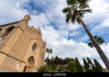 Kirche der Verklärung des Herrn in Artá, Spanien. Stockfoto