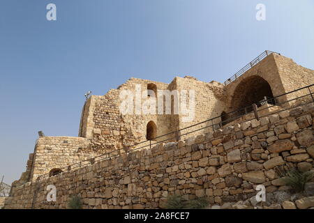 Crusader Gallery (Stables), Karak Castle, Al Karak, Karak Governorate, Jordanien, Naher Osten Stockfoto