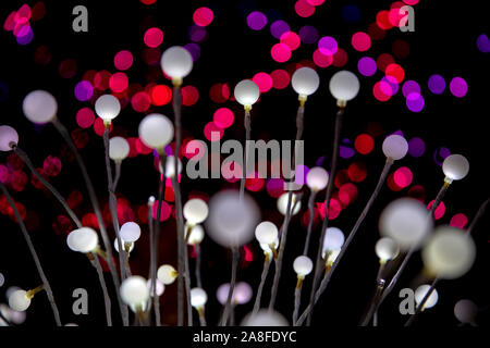 Abstrakte Licht Muster Hintergrund - Asheville, North Carolina, USA Stockfoto