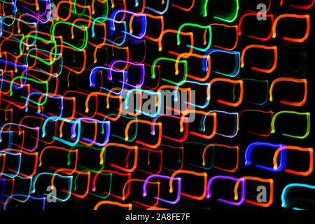 Abstrakte Licht Muster Hintergrund - Asheville, North Carolina, USA Stockfoto