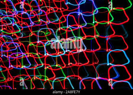 Abstrakte Licht Muster Hintergrund - Asheville, North Carolina, USA Stockfoto