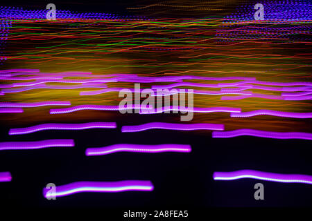 Abstrakte Licht Muster Hintergrund - Asheville, North Carolina, USA Stockfoto