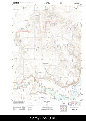 USGS TOPO Karte Michigan MI Marilla 20120724 TM Stockfoto