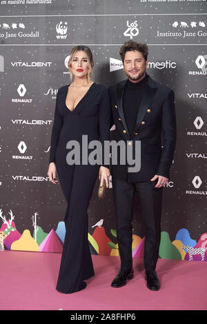 November 8, 2019, Madrid, Madrid, Spanien: Manuel Carrasco, Almudena Navalon besucht Los 40 Music Awards an Wizink Zentrum am 8. November 2019 in Madrid, Spanien (Bild: © Jack Abuin/ZUMA Draht) Stockfoto