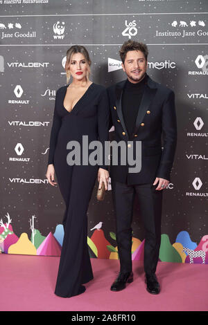 November 8, 2019, Madrid, Madrid, Spanien: Manuel Carrasco, Almudena Navalon besucht Los 40 Music Awards an Wizink Zentrum am 8. November 2019 in Madrid, Spanien (Bild: © Jack Abuin/ZUMA Draht) Stockfoto