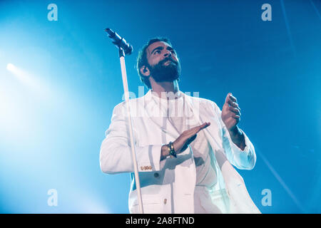 Mailand Italien November 8 2019 Marco Mengoni live auf der Mediolanum Forum Assago © Roberto Finizio / alamy Stockfoto