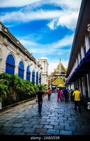 Bangkok, Thailand - 29.Oktober 2019: Grand Palace im Jahr 1782 und seit 150 Jahren die Heimat der thailändische König gebaut. Stockfoto