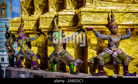 Bangkok, Thailand - 29.Oktober 2019: Grand Palace im Jahr 1782 und seit 150 Jahren die Heimat der thailändische König gebaut. Stockfoto