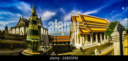 Bangkok, Thailand - 29.Oktober 2019: Grand Palace im Jahr 1782 und seit 150 Jahren die Heimat der thailändische König gebaut. Stockfoto