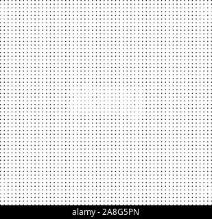 Punktegitter auf weißem Hintergrund. nahtlose Muster mit Punkten.dot Gitter Millimeterpapier. Weiß abstrakt Hintergrund mit nahtloser dunkle Punkte Design für Ihre w Stock Vektor