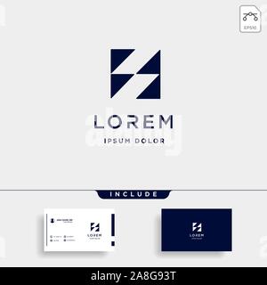 Buchstabe S SS Logo Design einfachen Vektor Stock Vektor