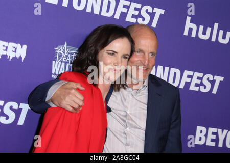 Darüber hinaus Fest 2019 - 25. Jahrestag des "Natural Born Killers" Screening im Egyptian Theatre in Hollywood, Kalifornien am Oktober 8, 2019 Mit: Juliette Lewis, Woody Harrelson Wo: Los Angeles, Kalifornien, Vereinigte Staaten, wenn: 09 Okt 2019 Credit: Sheri Determan/WENN.com Stockfoto