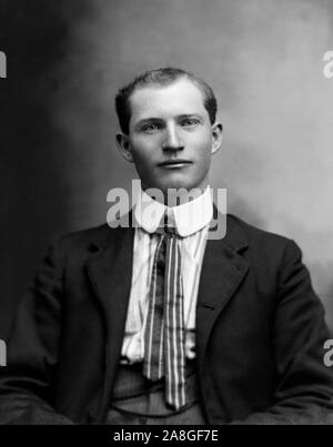 Der Jahrhundertwende commercial Portrait von Gainesville, Georgia, Ca. 1901. Stockfoto