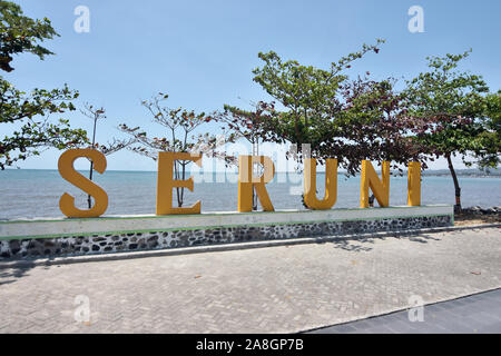 Ein Abend am Strand, Seruni Bantaeng, South Sulawesi, Indonesien Stockfoto