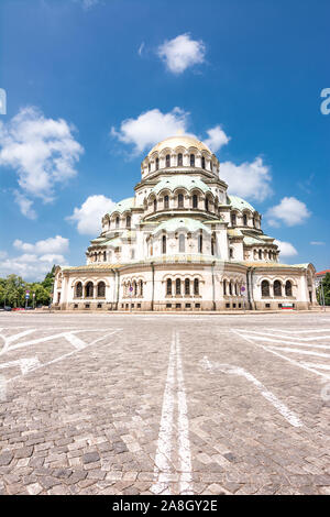 Saint Alexander Orthodoxe Kathedrale in Sofia (Bulgarien) Stockfoto