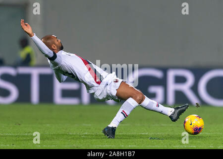 Danilo Langeria (Bologna) während Erie der Italienischen eine "Übereinstimmung zwischen Sassuolo 3-1 Bologna auf Mapei Stadium am November 08, 2019 in Reggio Emilia, Italien. Credit: Maurizio Borsari/LBA/Alamy leben Nachrichten Stockfoto