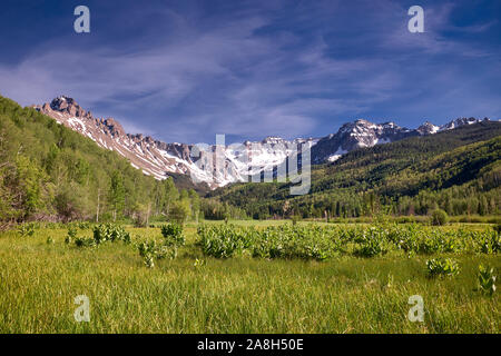 Mount Sneffels, San Juan, Berge, Colorado, USA Stockfoto