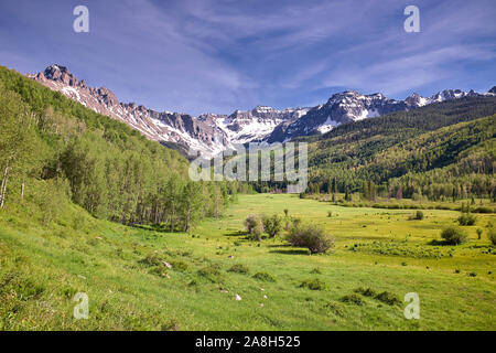 Mount Sneffels, San Juan, Berge, Colorado, USA Stockfoto