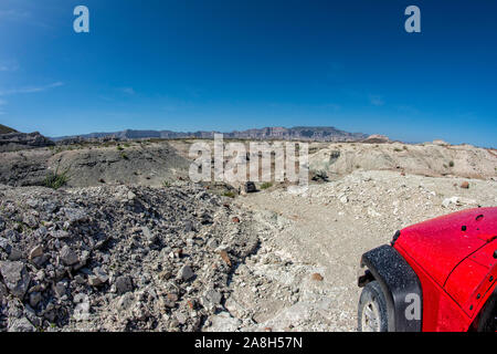 4x4 Offroad in Baja California desert fahren Stockfoto