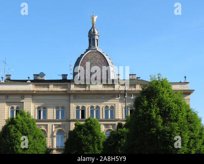 Starcevicev Dom Gebäude in Zagreb, Kroatien. Stockfoto