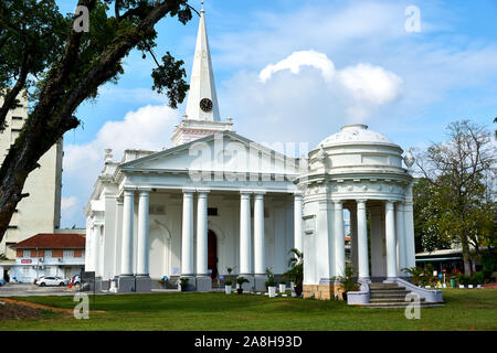 PENANG, MALAYSIA - Oktober 01.2019: St. George's Kirche - George Town, Penang, Malaysia Stockfoto