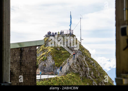 Blick vom Wendelstein. Bayrischzell. Bayern, Deutschland. Alpen Stockfoto