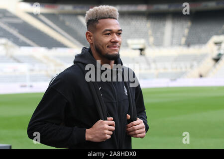 NEWCASTLE UPON TYNE, ENGLAND, 9. NOVEMBER 2019 Joelinton Newcastle United in der Premier League Match zwischen Newcastle United und Bournemouth am St. James's Park, Newcastle am Samstag, den 9. November 2019. (Credit: Steven Hadlow | MI Nachrichten) das Fotografieren dürfen nur für Zeitung und/oder Zeitschrift redaktionelle Zwecke verwendet werden, eine Lizenz für die gewerbliche Nutzung Kreditkarte erforderlich: MI Nachrichten & Sport/Alamy leben Nachrichten Stockfoto