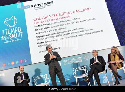 Mailand, Italien. 09 Nov, 2019. Mailand, National Museum der Technischen Wissenschaften in der Foto: Urbano Cairo Präsident von Kairo Kommunikation, RCS MediaGroup Credit: Unabhängige Fotoagentur/Alamy leben Nachrichten Stockfoto