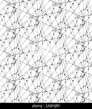 Technologische Muster, schwarze Linien, Dreieck Hintergrund. - Vektor Stock Vektor