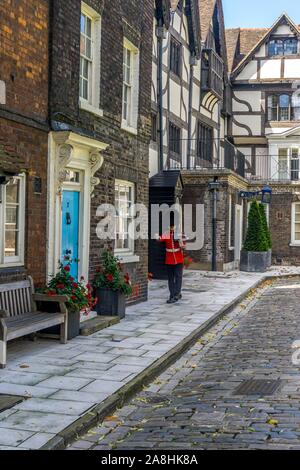 Turm Grün, Tower of London, London, England, Großbritannien Stockfoto