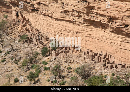 Der Dogon: Dorf von Banani Amou Stockfoto