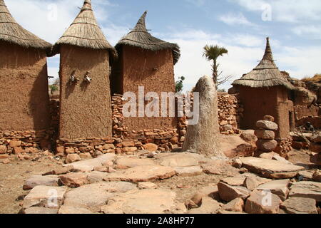 Der Dogon: Dorf Kundu Gina Stockfoto